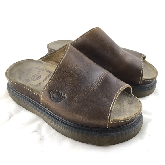 doc martens sandals brown
